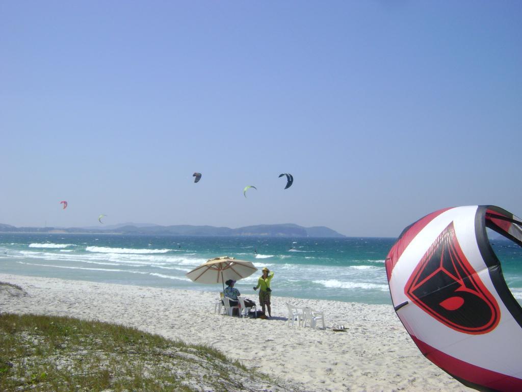 Kitesurf and Windsurf Section at Praia do Forte in Cabo Frio 